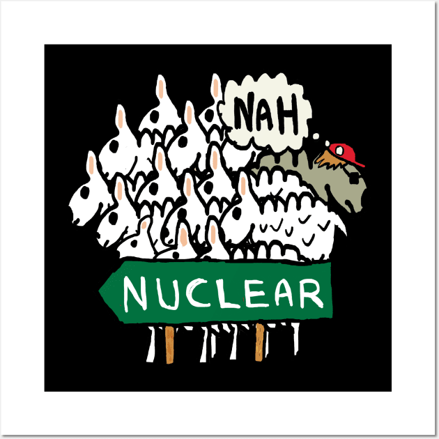 Anti Nuclear Wall Art by Mark Ewbie